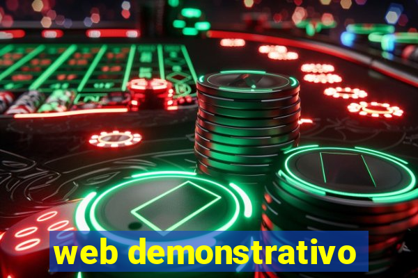 web demonstrativo